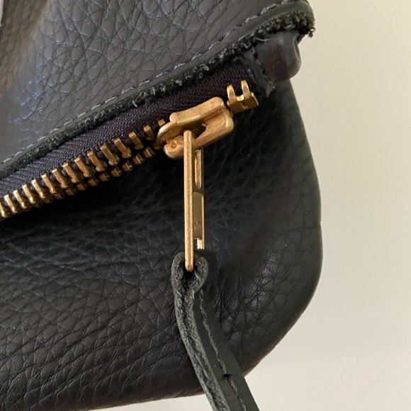 CHC Handmade/High Quality Pebbled Black Leather Foldover Crossbody Bag - EUC - Picture 14 of 16